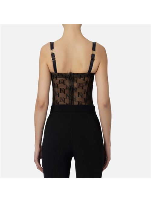 Top da donna nero ELISABETTA FRANCHI | TO00341E2.110